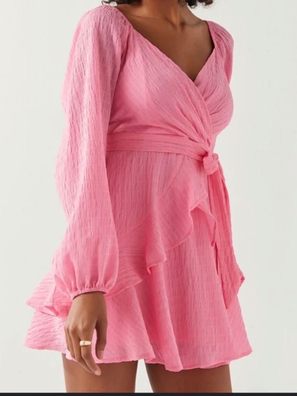 francesca’s pink dress